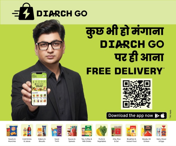 Diarch Go — free delivery grocery app. Download now